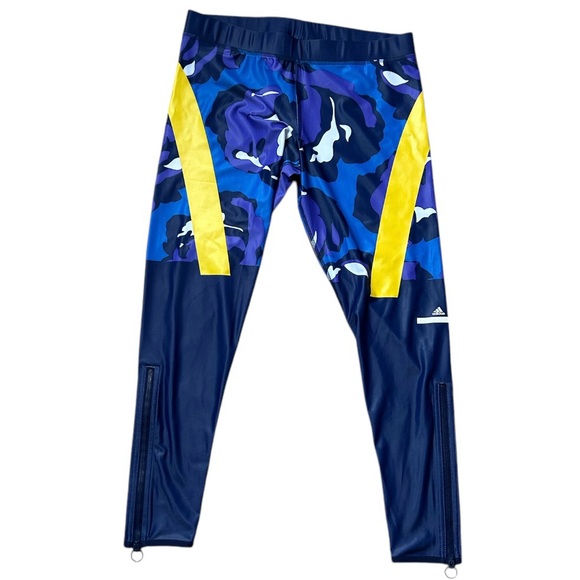 Women’s Adidas by Stella McCartney Multicolor Techfit Tights Size Large - Picture 1 of 10